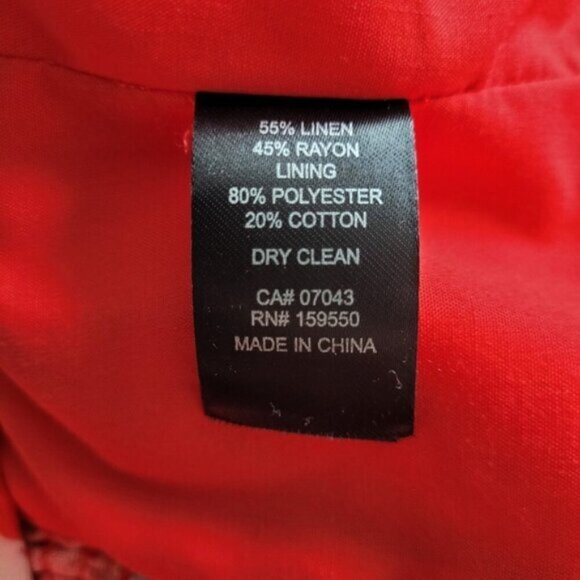 Joie Linen-Blend Floral Crop Top Size 8 - Picture 6 of 7